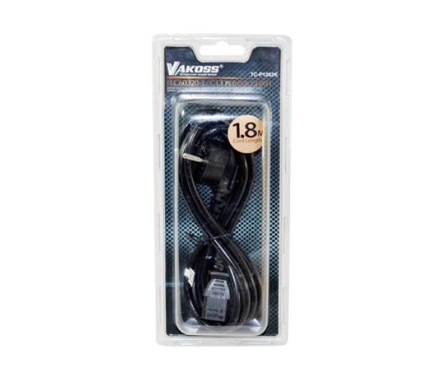 KABEL ZASILAJĄCY 1.8M VAKOSS - 1386767 - zdjęcie 3